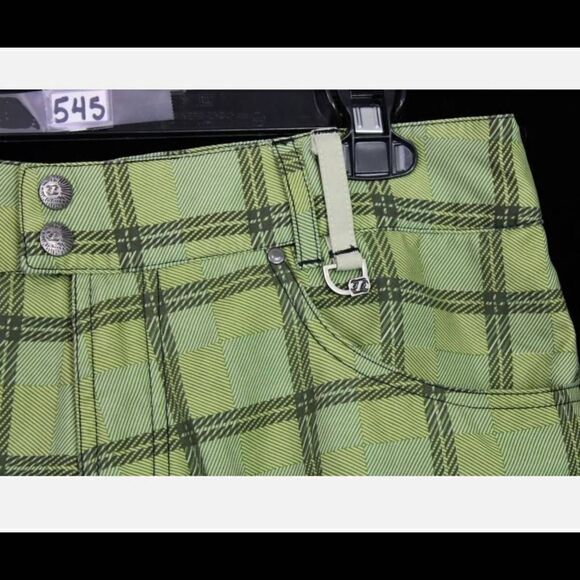 JETPILOT
Board Shorts WOMENS GREEN PLAID  SIZE 7 NWOT - Picture 3 of 7